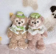 ディズニー ダッフィーフレンズ ダッフィー シェリーメイ ぬいぐるみバッジ