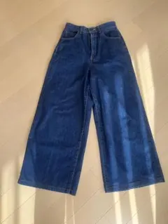 ライドレッグデニムパンツ ダークブルー