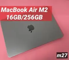 MacBook Air M2 16GB/256GB 13インチ 2022 グレー - メルカリ