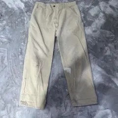 carhartt ワークパンツ　ベージュ　38×32 古着