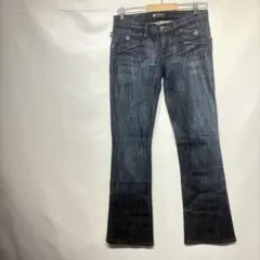 Rock & Republic USA製 フレアデニムパンツ スカル 26のサムネイル