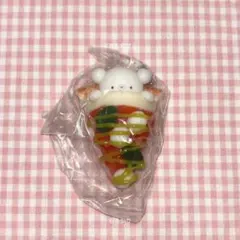 おやすみくまさんピザボールチェーンマスコット　マルゲリータ　ガチャ