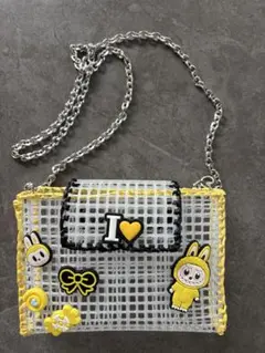 キッズ　バッグ　ラブブ　LABUBU トートバッグ　ビジッツ　バッグ