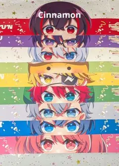 カラフルピーチ からぴち ぷぴぱ 特典 ペーパークラウン 9枚セット