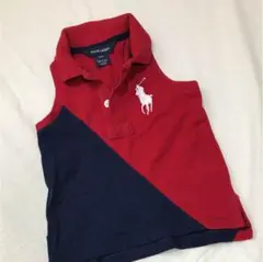 未使用ラルフ３Ｔノースリポロシャツ