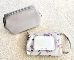 Francfranc フローラル　ポーチandウェットティッシュケース