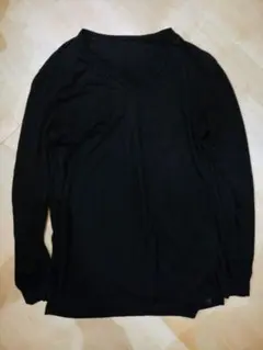 UNIQLO HEATTECH ブラック 長袖Tシャツ