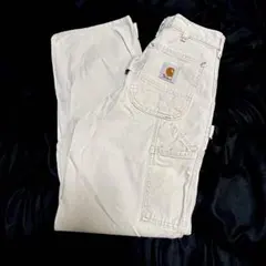 レア　90s ビンテージ　カーハート　ペインターパンツ　アイボリー