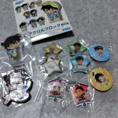 名探偵コナン アクリルブロック 缶バッジ マグネット セット