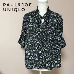 PAUL&JOE UNIQLO コラボ フローラル 花柄ブラウス