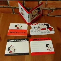 スヌーピー　ミニメモセット