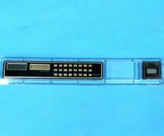 電卓　GENT LC-513　30センチ定規　　時計　8桁電卓　 ルーペ付属