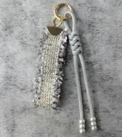 【お試し価格】パラコードキーホルダー　バッグチャーム