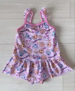 アンパンマン　水着　ワンピース　ピンク