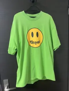 drew house スマイルロゴ Tシャツ ライトグリーン L