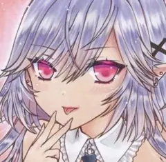 オリジナル 創作 手描きイラスト 女の子 4