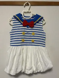 新品未使用　バースデイ　futafuta ドナルドダック　ワンピース　90cm