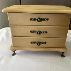 木製アクセサリーケース ミラー付き　トールペイント資材B