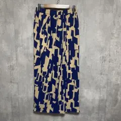 美品 LOUNIE 定価24,200 ネイビー ベージュ ロングスカート 春 夏のサムネイル
