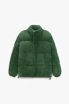 ZARA コーデュロイ ダウンジャケット - メルカリ