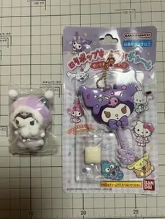 サンリオ　ちびっとも　ロリポップキャンディチャーム　クロミ　２点セット