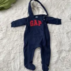 GAP フード付きロンパース ネイビー