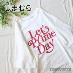 しまむら Helm 3段ロゴ 天竺 Tシャツ ロゴTのサムネイル
