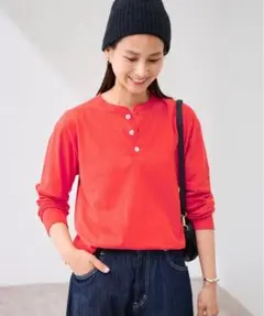 Healthknit/ヘルスニット ヘンリーロングスリーブ