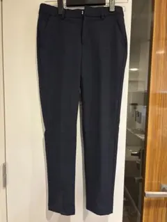 ZARA チェック柄パンツ ネイビー 140cmのサムネイル