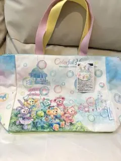 東京ディズニーリゾート ダッフィー 20周年 カラフルハピネス トートバッグ