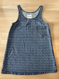 miumiu ウォニョン着用 デニムミニワンピースのサムネイル