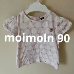 moimoln 半袖Tシャツ ピンク 90cm　モイモルン　Tシャツ　総柄のサムネイル