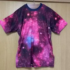 SSK ギャラクシー柄 半袖Tシャツ 宇宙柄　Mサイズのサムネイル