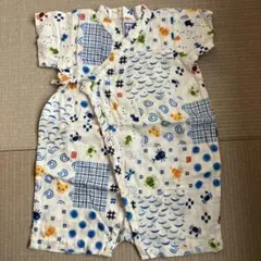 ミキハウス ◆ベビー甚平　ロンパース　70-80
