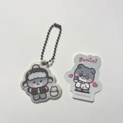 zeroni GUNWOOK キーリング　ステッカー　ゴニニ　ゴヌク