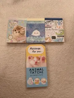 CRUX 動物モチーフ メモ帳 100シート