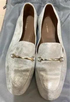 【限定価格】AUBANNISTER シルバー ゴールド 泊 ローファーのサムネイル