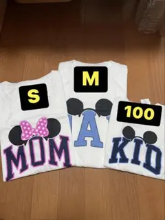 新品】GAP/ディズニー親子Tシャツ3枚セット/MOM.DAD.KIZ - メルカリ