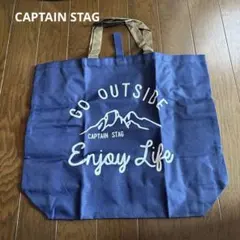 CAPTAIN STAG エコバック　アウトドア　キャンプ　トートバッグ