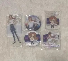 名探偵コナン 萩原千速 セガラッキーくじ アクスタ 缶バッジ アクリルブロック他
