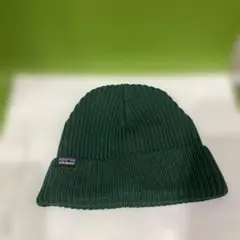 【美品】patagonia パタゴニアニット帽 緑