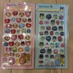 たまごっち 3Dステッカー 2枚セット　ボンボンドロップシール