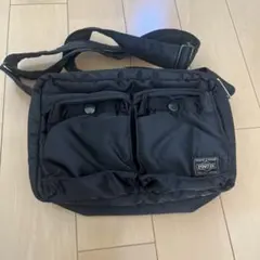 【極美品】PORTER ポーター タンカー ショルダーバッグ 2層 S 黒