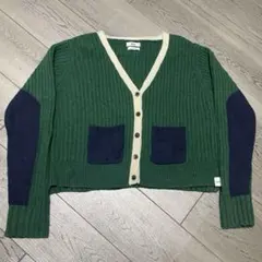 koe × THOM BROWNE カーディガン L グリーン ニットのサムネイル