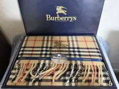 Burberrys チェック柄ウール膝掛け　未使用