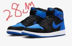 NIKE エアジョーダン1 レトロ ハイ OG ロイヤル リイマジンド 28cm