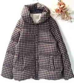 【サマンサモスモス SM2】ギンガムチェックダウンジャケット