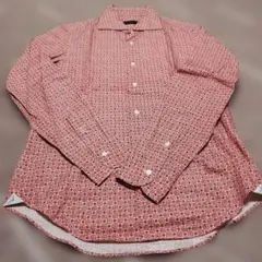 ARTISAN（アルチザン） 赤と白の花柄長袖シャツのサムネイル