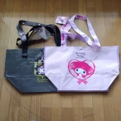 マイメロディ クロミ マイメロ 50周年 2ウェイ PPバッグ 2種類 未使用品