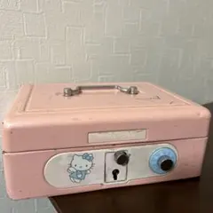 Hello Kitty 手提げ金庫　ピンク